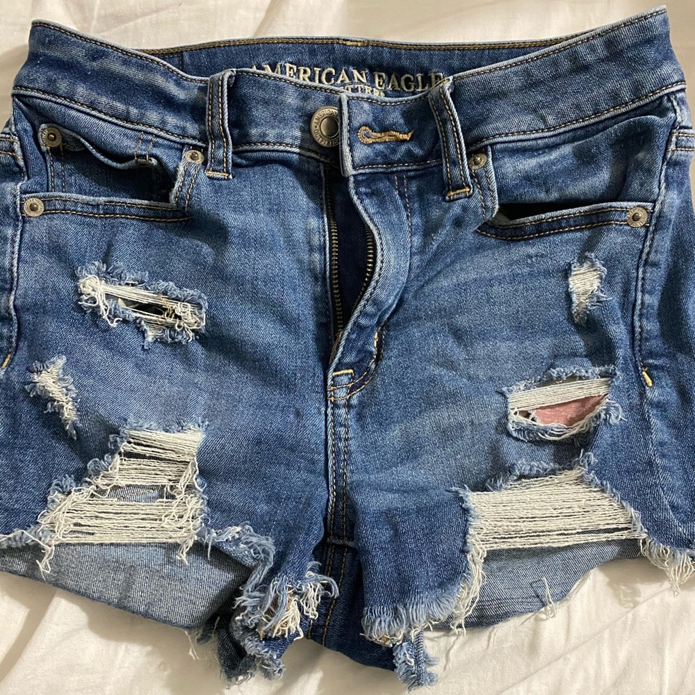 Denim shorts